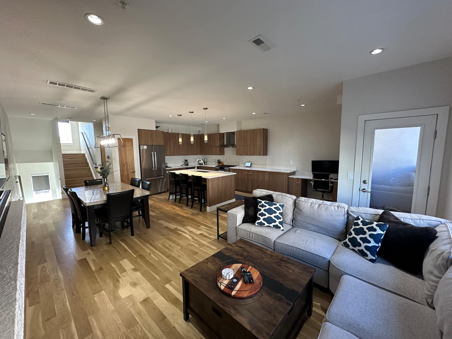 Heart of Tennyson — living room and open plan